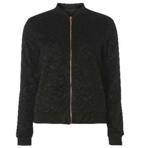 Lace bomber jacket | Size Small